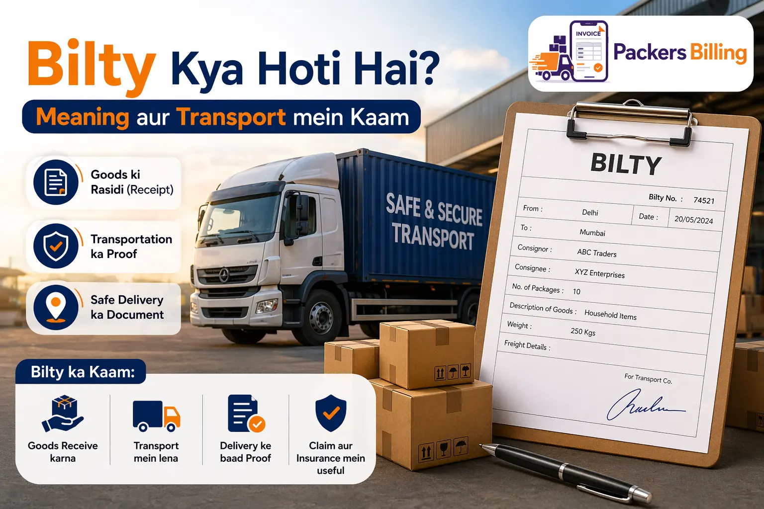 Bilty Kya Hoti Hai? Meaning aur Transport mein Kaam